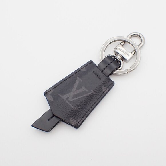 LOUIS VUITTON Porto Cle Cloche Cle Key Ring Monogram Eclipse - Picture 3 of 16